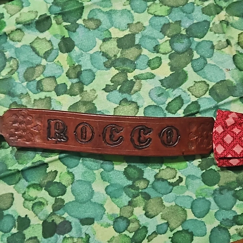 Tooled Leather Handmade Customized Dog Collars🐶Made just for you 🎀 New🎀